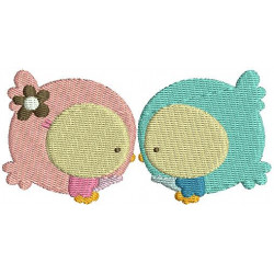 Stickmuster - Sweet Eulchen Paar